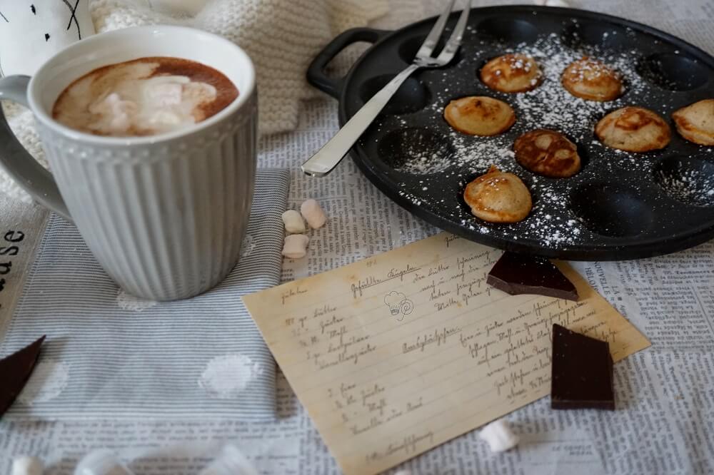 Schneemannsuppe mit Poffertjes