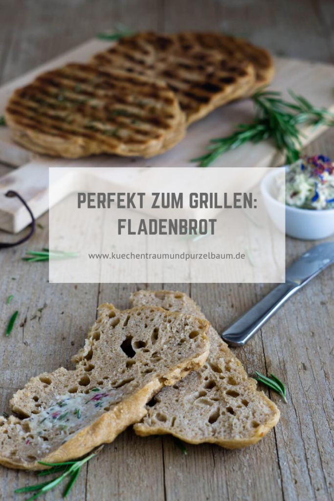 gegrilltes Fladenbrot