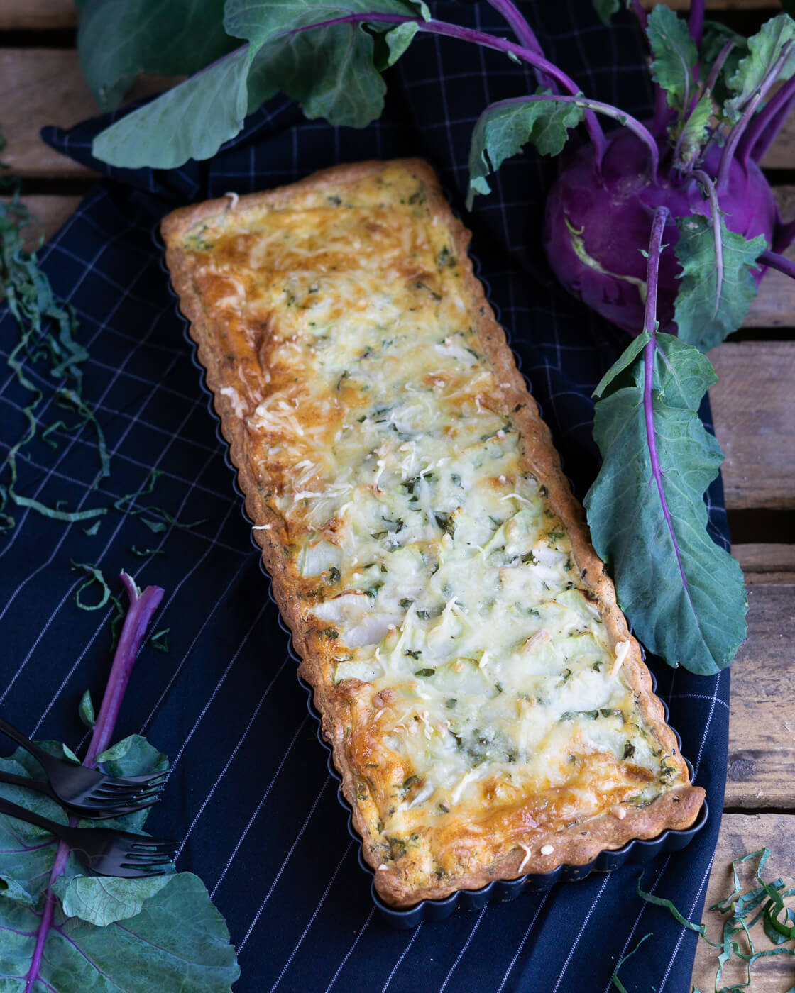 kohlrabi-quiche