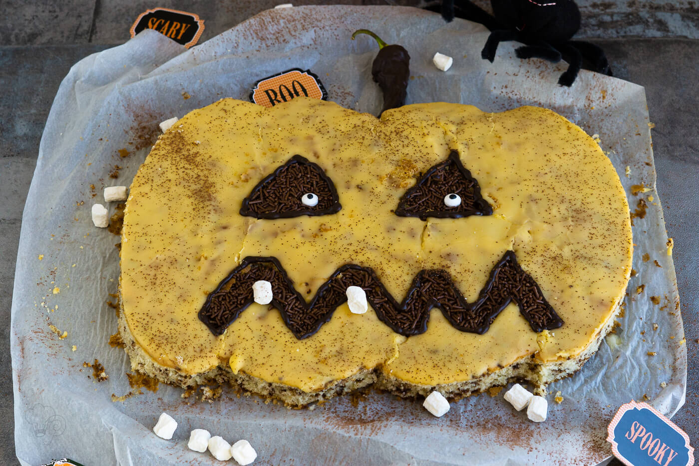 Halloween Kuchen für Kids - Küchentraum &amp; Purzelbaum