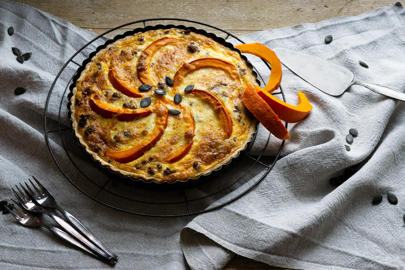 You are currently viewing Kürbis Quiche – lets cook together