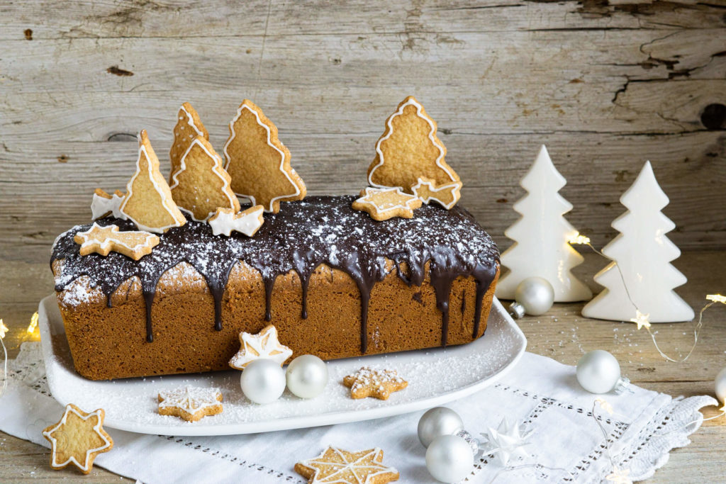 Spekulatius Kuchen - Nusskuchen mit Spekulatiusgewürz