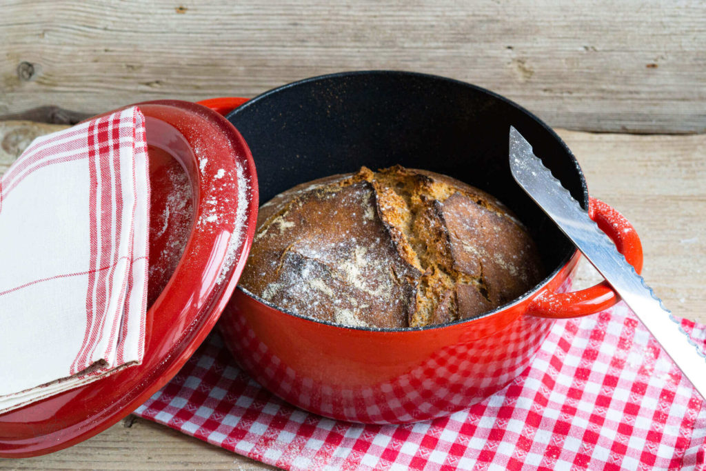 No Knead Topfbrot - Synchronbacken 