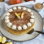 Apfelmustorte mit Pudding