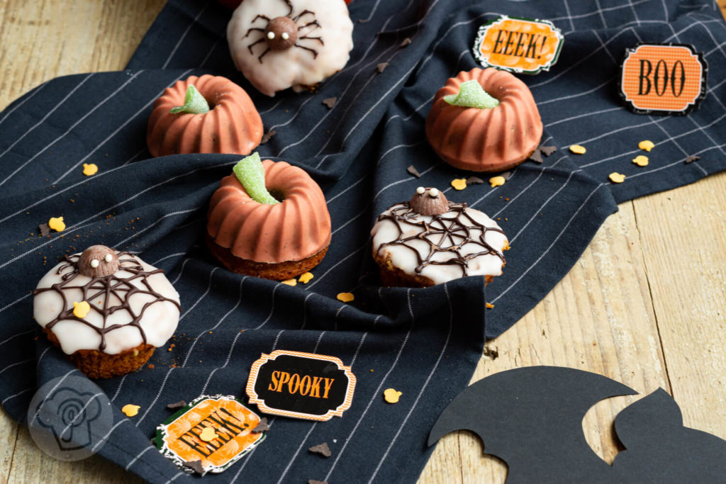 Saftige Kürbis Muffins für Halloween
