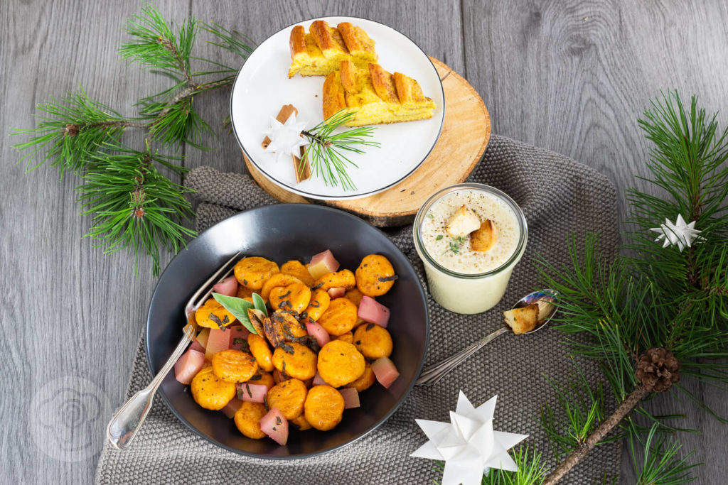 Ideen für ein vegetarisches Weihnachtsmenü