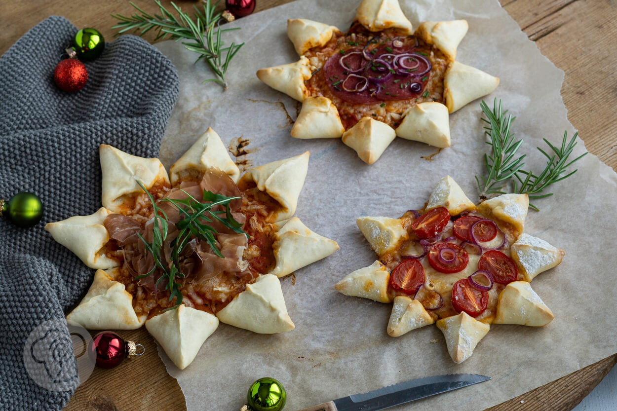 You are currently viewing Pizzastern – sternförmiger Pizza Snack