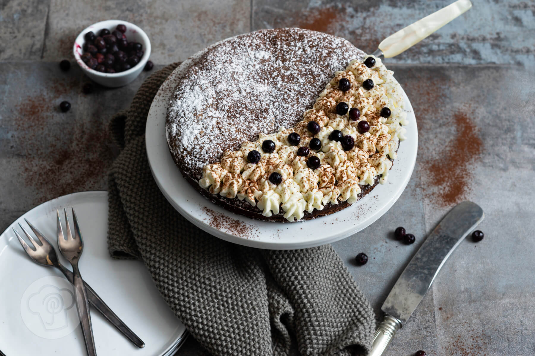 Schwedischer Schokokuchen - Kladdkaka - Küchentraum &amp; Purzelbaum