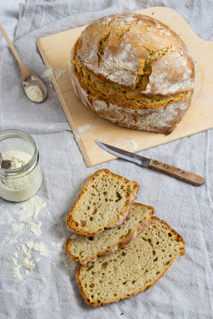 Italienisches Hartweizenbrot - Brotscheiben