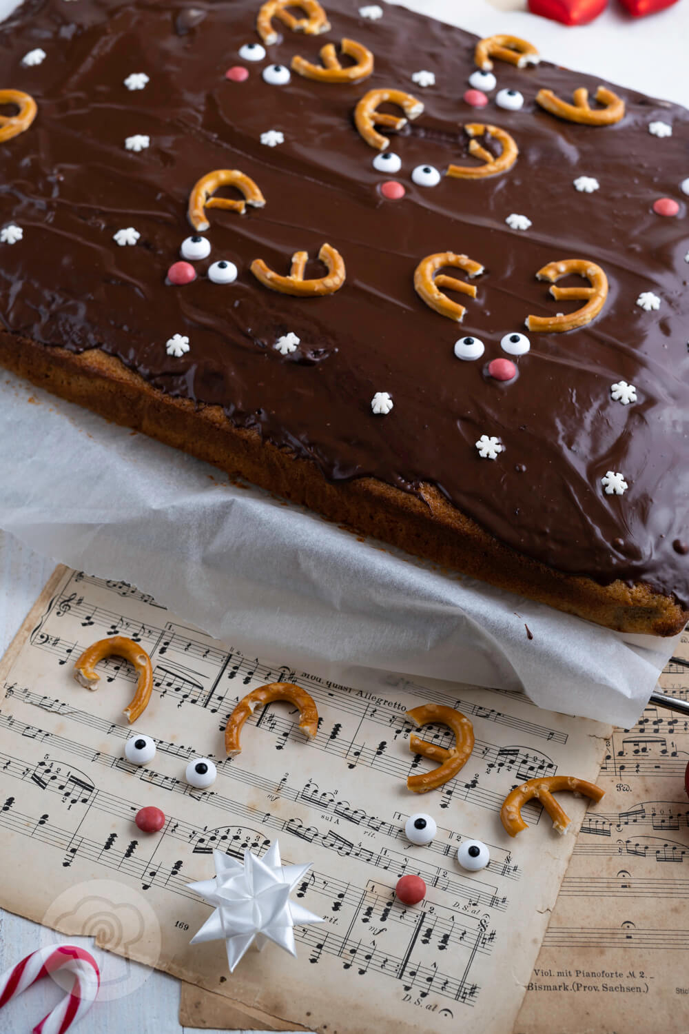 Lebkuchenschnitten - 19. Türchen - Küchentraum &amp; Purzelbaum