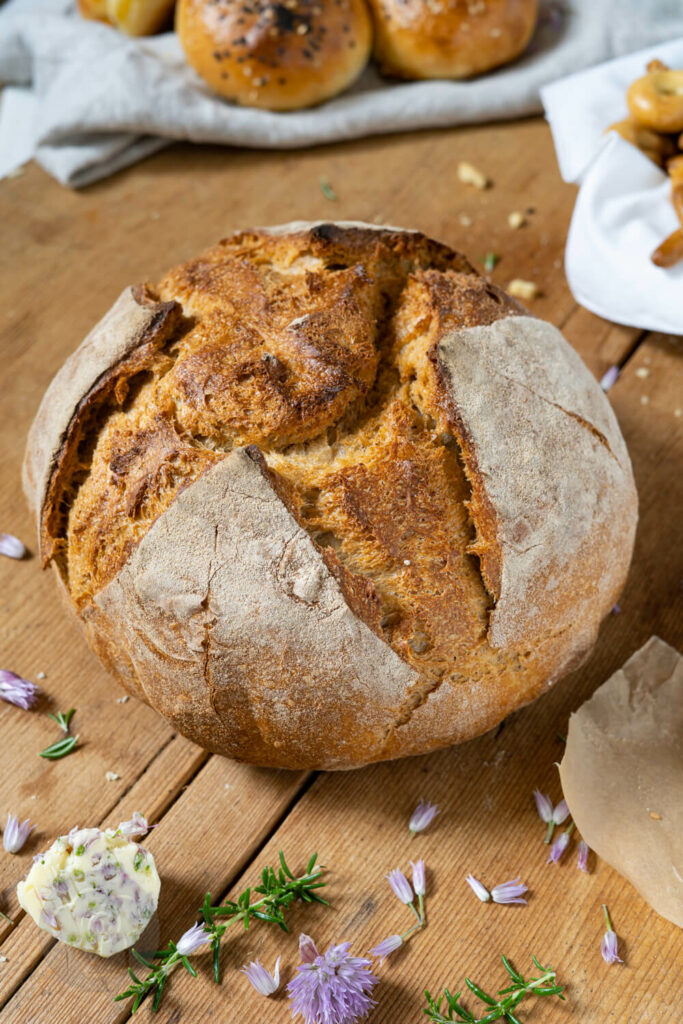 Auffrischbrot für Sauerteigreste