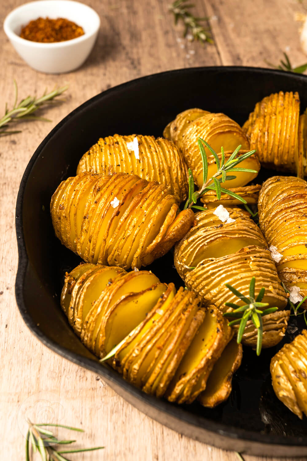 HasselbackKartoffeln Küchentraum & Purzelbaum