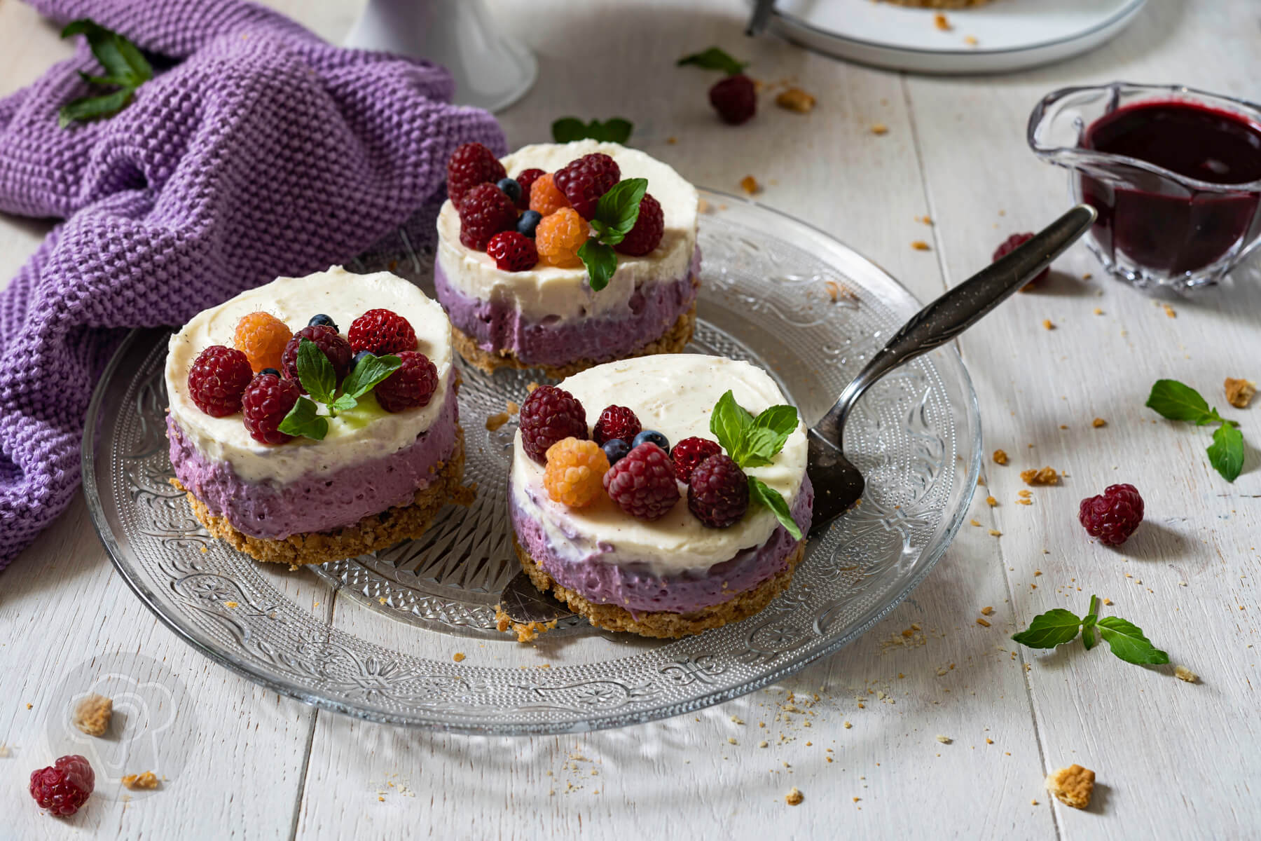 You are currently viewing Mini-Cheesecakes mit Beeren