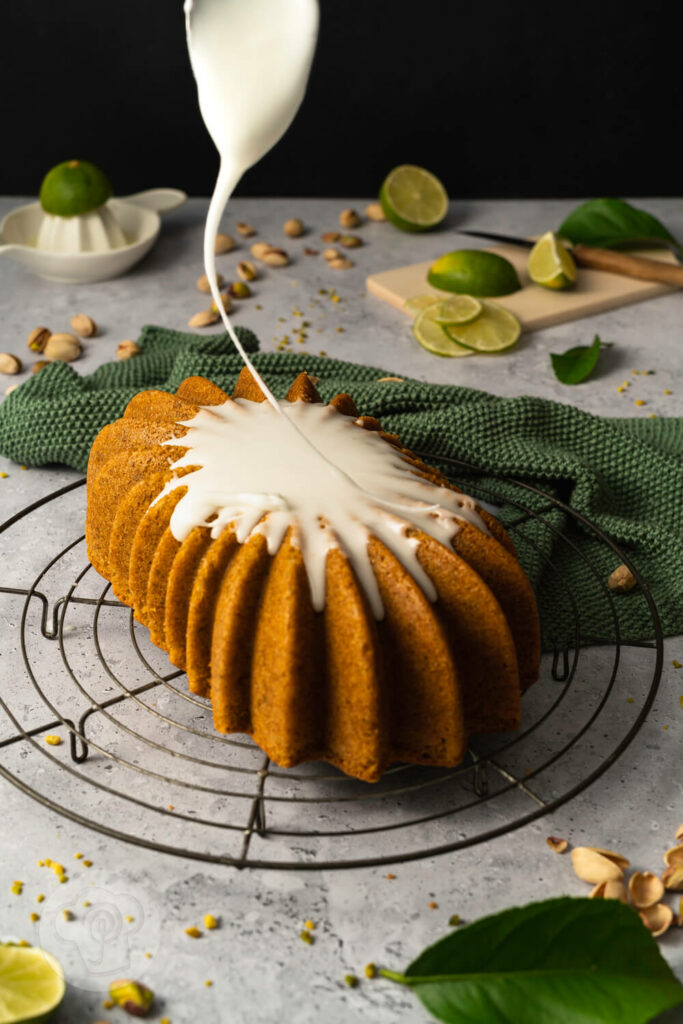 Pistazienkuchen Zuckerguss Zubereitung