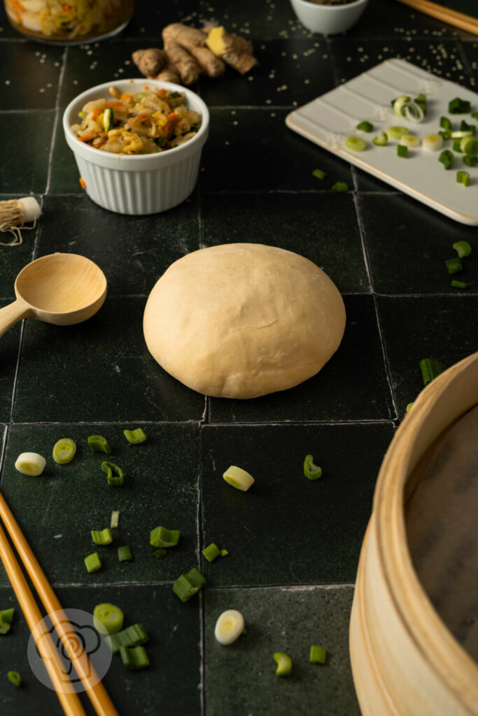 Zubereitung Vegane Mandu mit Kimchi-Füllung - koreanische Maultaschen