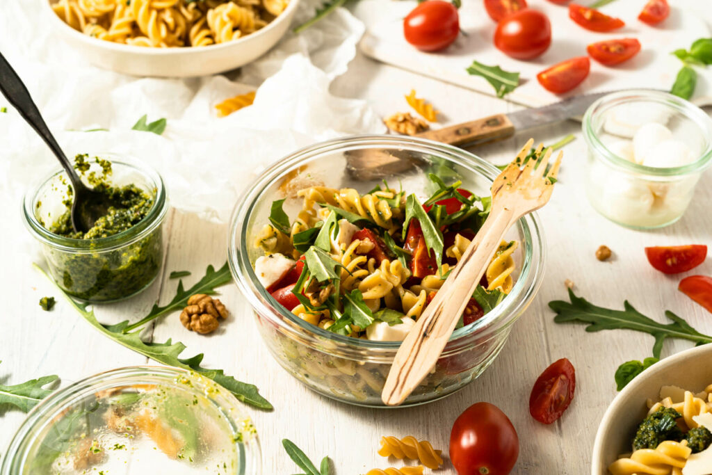 Nudelsalat mit Pesto 17