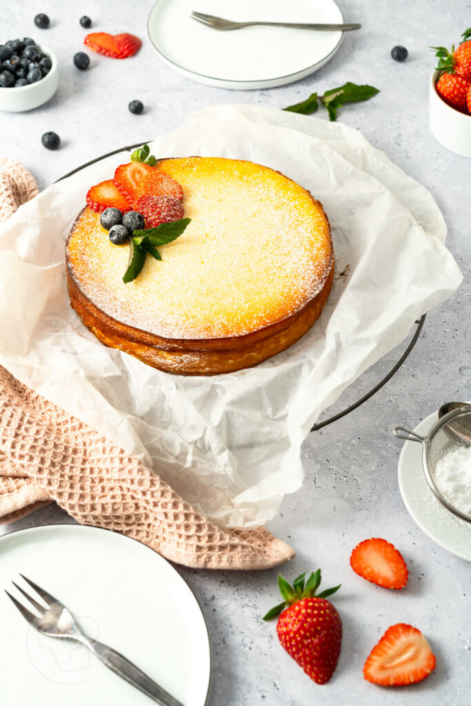 Käsekuchen ohne Boden - ein cremiger Genuss für jeden Anlass