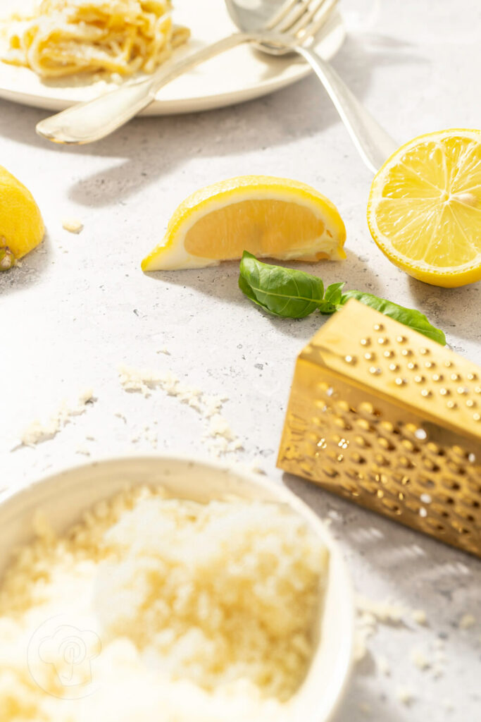 Pasta al Limone - Pasta mit cremiger Zitronensauce