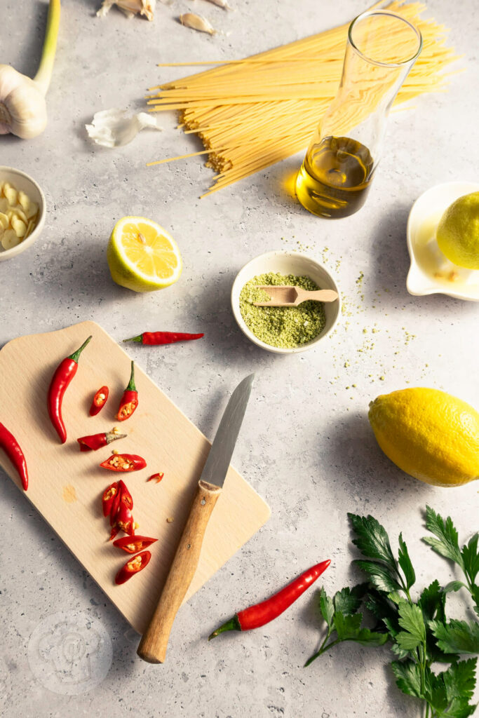 Spaghetti aglio e olio - der italienische Klassiker - Zutaten