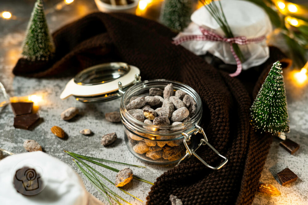 Schokomandeln mit Spekulatiusgewürz - Küchentraum &amp; Purzelbaum