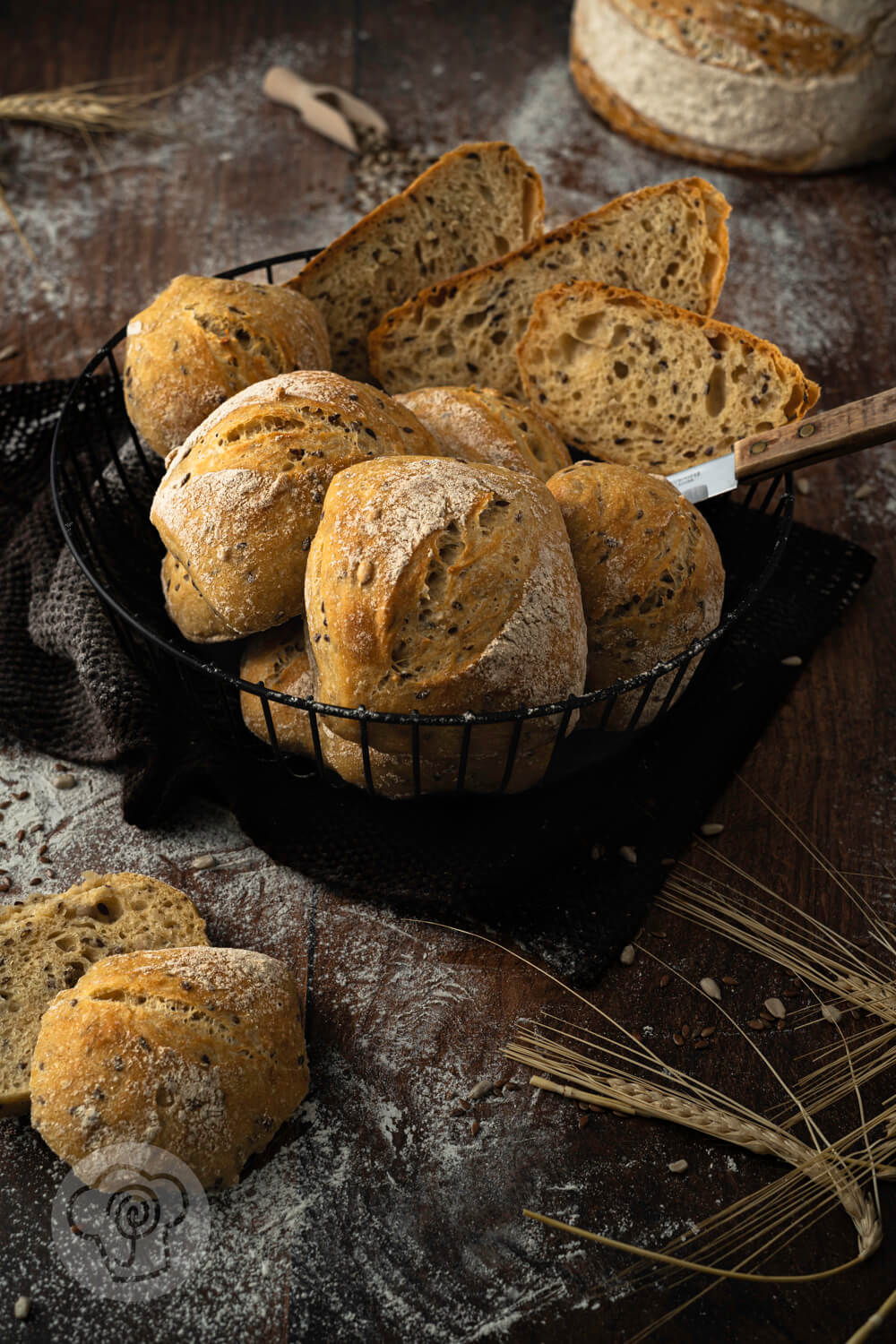 Einfaches Brot ohne Kneten - Küchentraum &amp; Purzelbaum