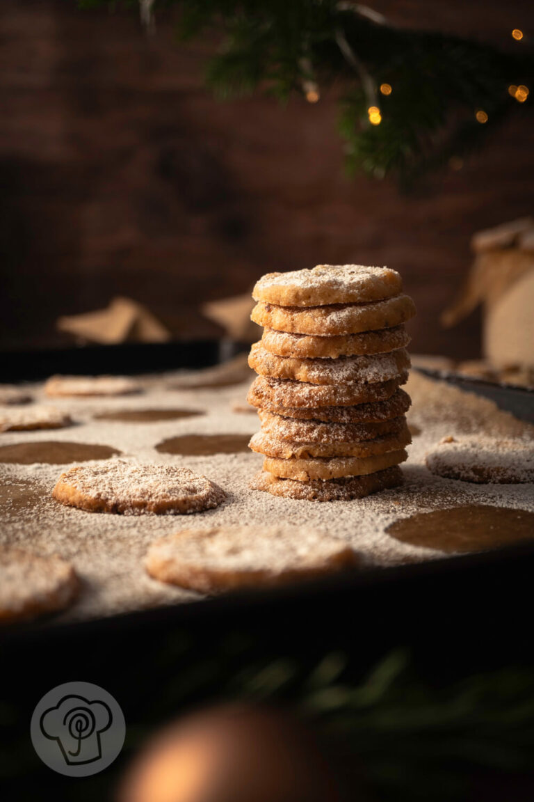 Polvorones - Spanische Zimtplätzchen - Küchentraum &amp; Purzelbaum