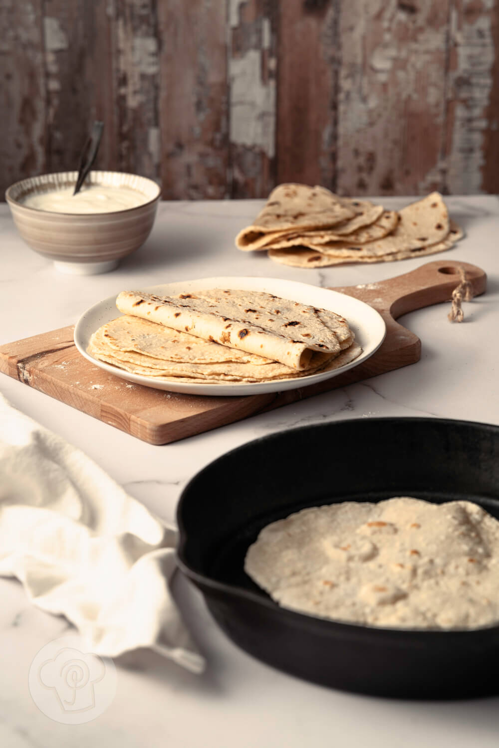 Bengalische Ruti - Fladenbrot aus der Pfanne - Küchentraum & Purzelbaum