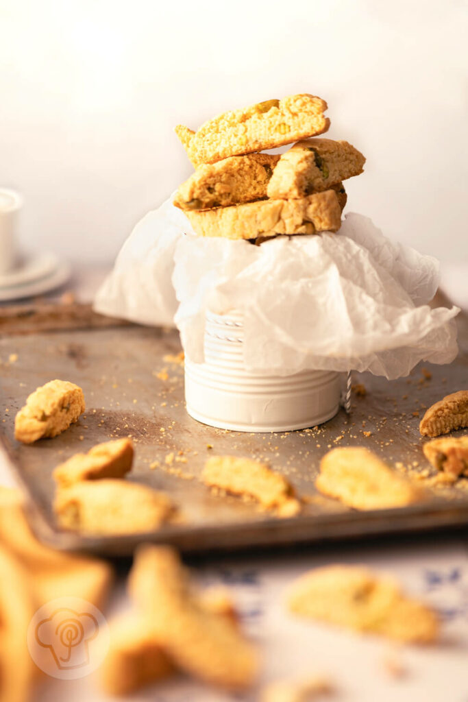 Pistazien Cantuccini in einer Dose