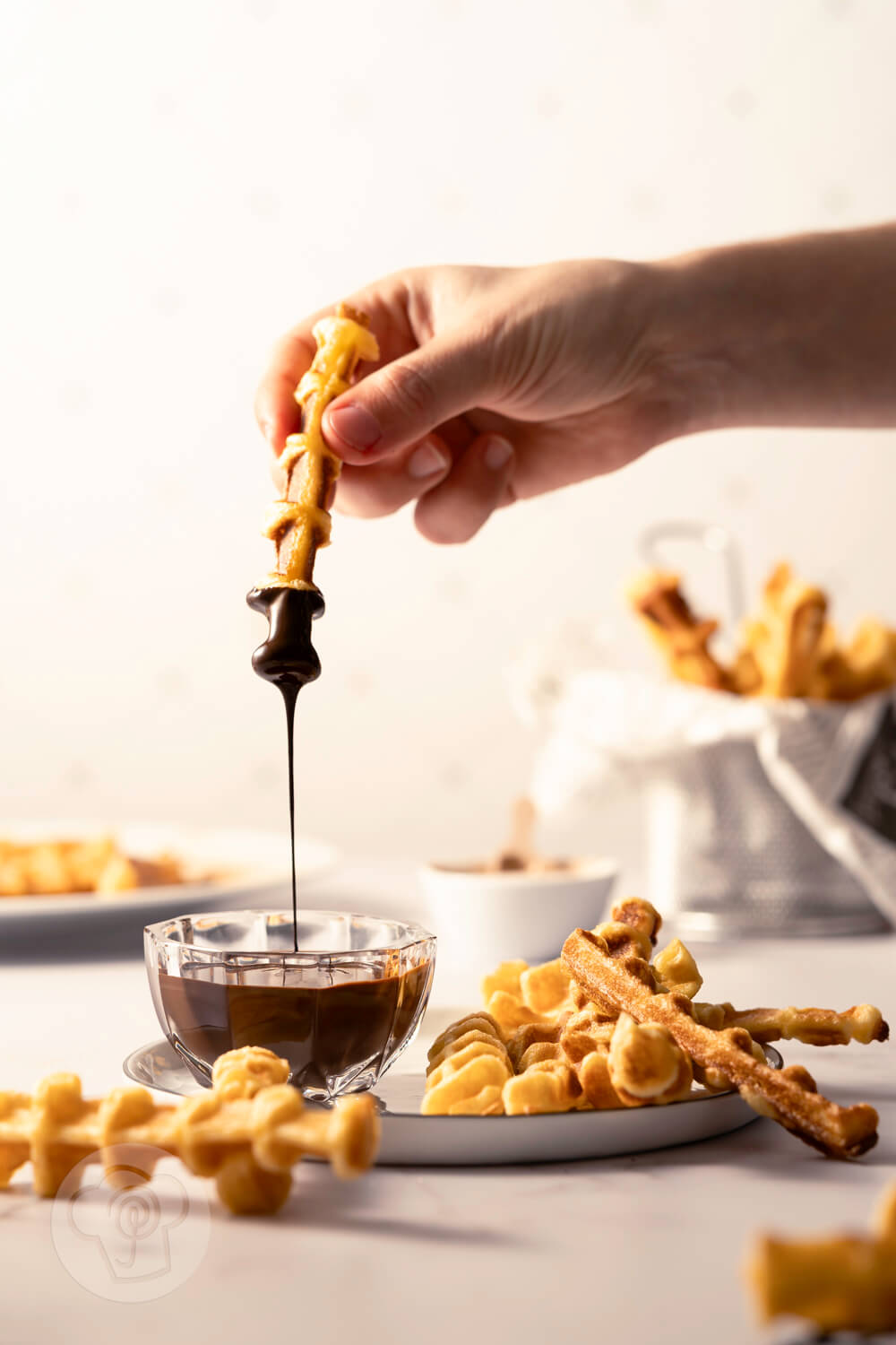 Churros Waffeln - Küchentraum &amp; Purzelbaum
