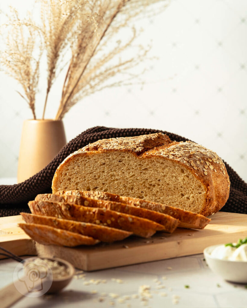 Schwedisches Haferbrot - Grötbröd - angeschnitten
