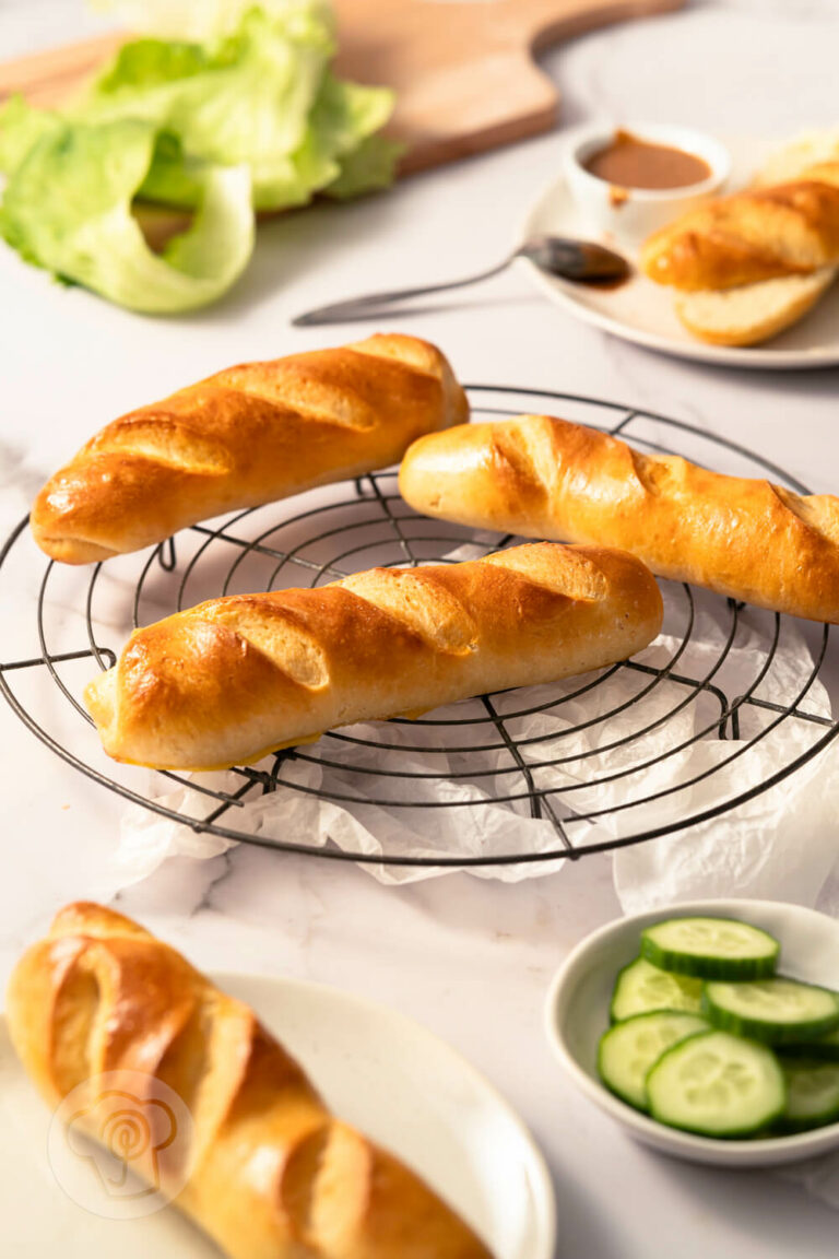 Softe Sandwich Brötchen - Hoagie Rolls - Küchentraum &amp; Purzelbaum