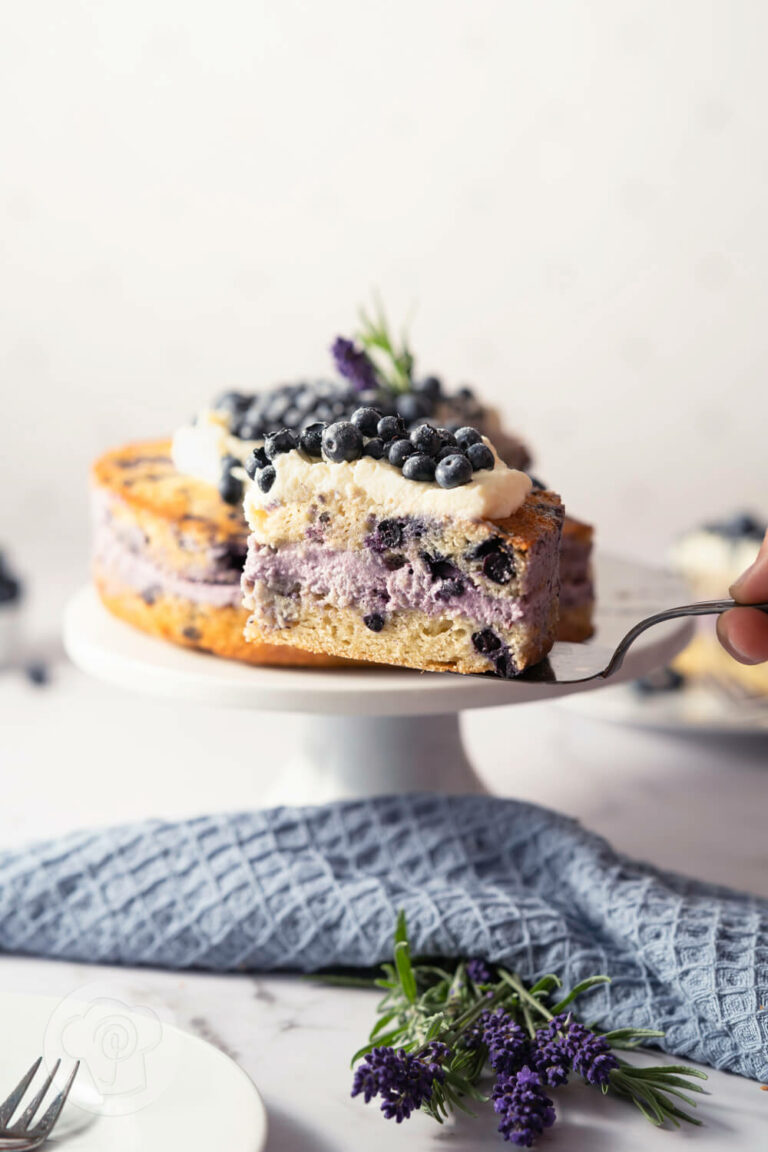 Saftiger Blaubeerkuchen mit Joghurt - Küchentraum &amp; Purzelbaum