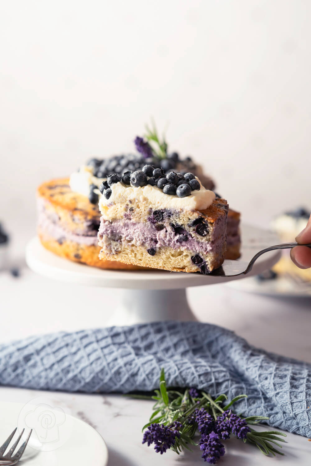 Saftiger Blaubeerkuchen mit Joghurt - Küchentraum &amp; Purzelbaum