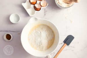 Saftiger Zucchini Schokokuchen vom Blech 7 Schrittweise Zubereitung saftiger Zucchini Schokokuchen vom Blech