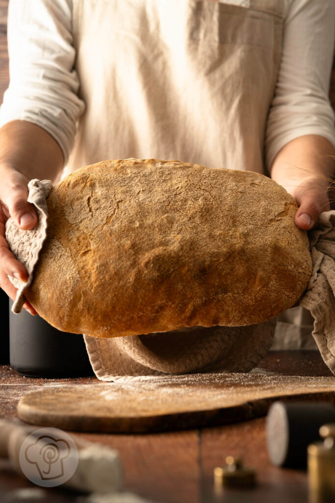 Pane Cafone mit Dinkel 10 Pane cafone napoletano - italienisches Landbrot