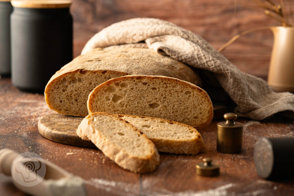 Pane Cafone mit Dinkel 9 Pane cafone napoletano - italienisches Landbrot