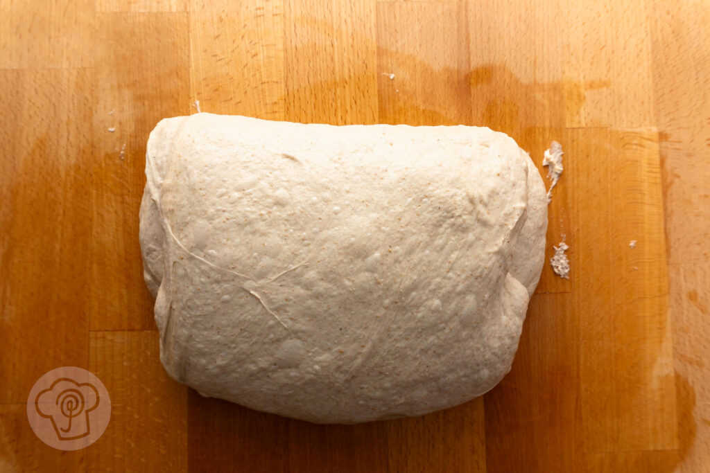 Pane Cafone mit Dinkel 7 Pane cafone napoletano - italienisches Landbrot - Zubereitung