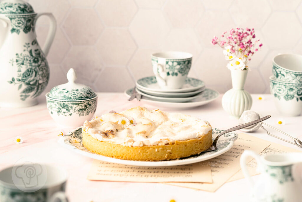 Rhabarbertarte mit Baiser 11 Rhabarbertarte mit Baiser