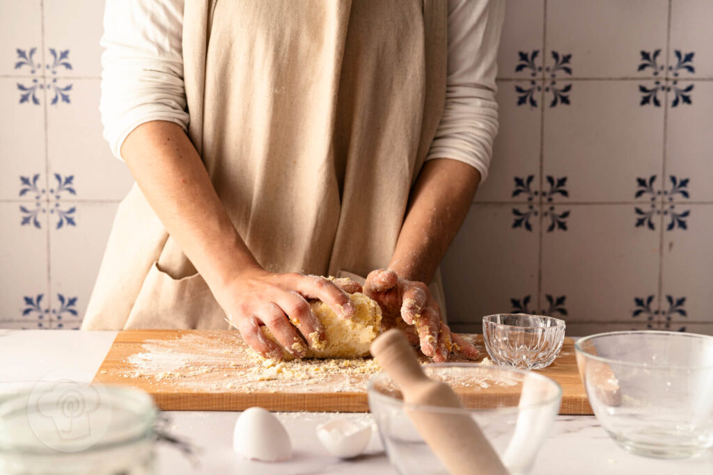 Rhabarbertarte mit Baiser 4 Rhabarbertarte mit Baiser - Zubereitung