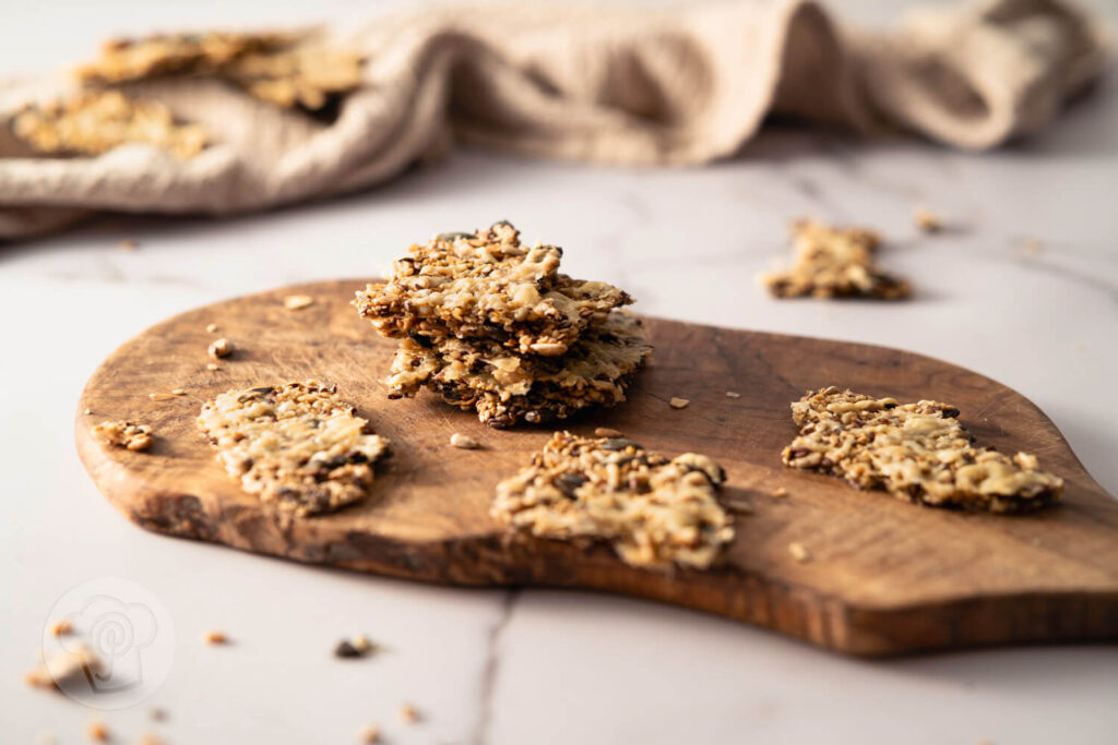 Knäckebrot mit Haferflocken
