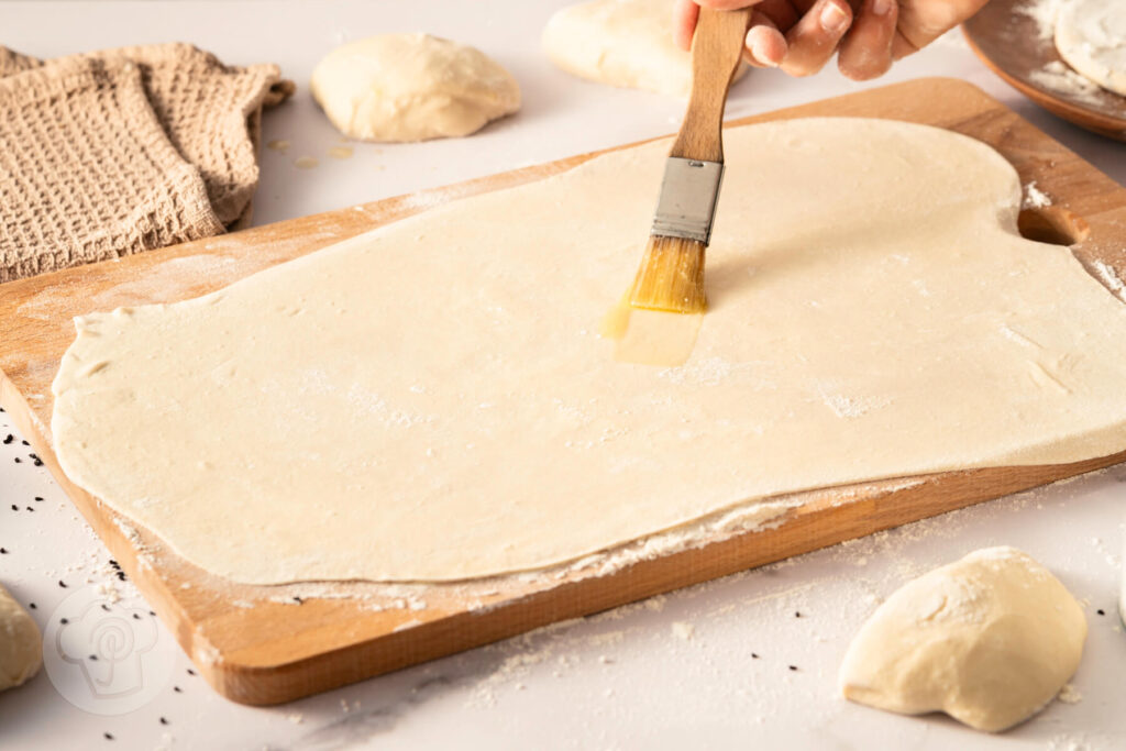 Malawach - jemenitisches Pfannenbrot 9 Malawach - jementisches Pfannenbrot- Zubereitung