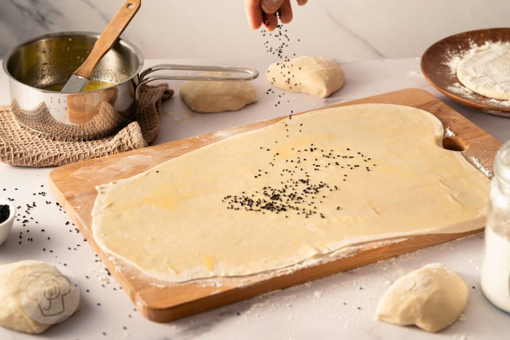Malawach - jemenitisches Pfannenbrot 10 Malawach - jementisches Pfannenbrot -Zubereitung