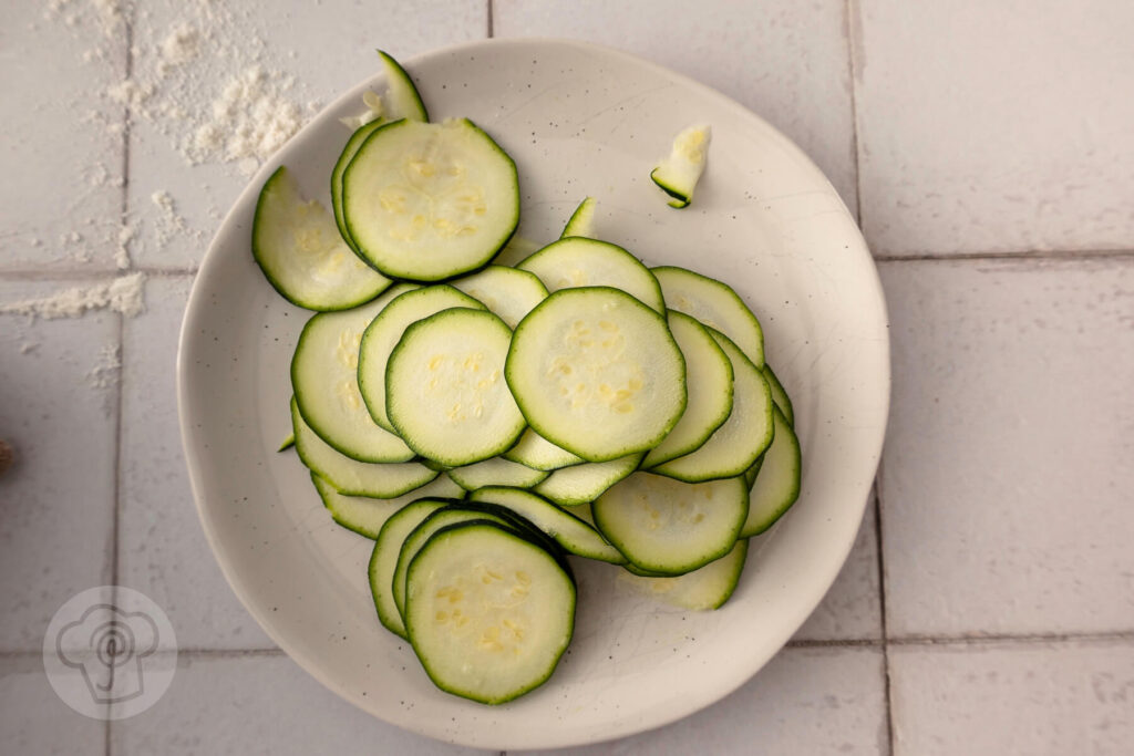 Zucchinirosen ohne Blätterteig - Zubereitung