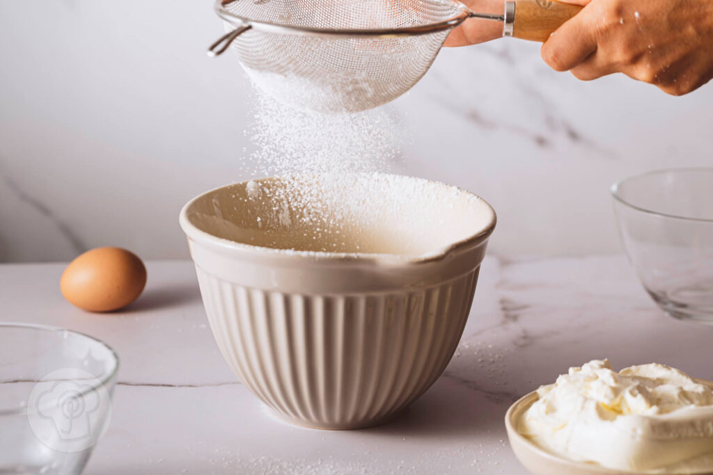 Blechkuchen mit Quarkgitter - Zubereitung