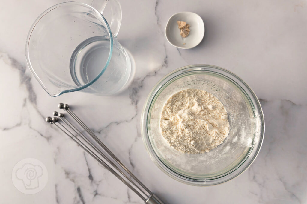Kleine Sesam Baguettes Zutaten Poolish