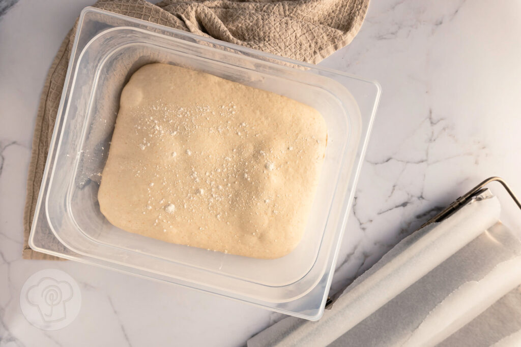 Kleine Sesam Baguettes Zubereitung
