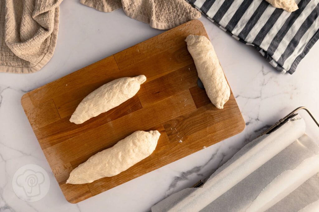 Kleine Sesam Baguettes Zubereitung
