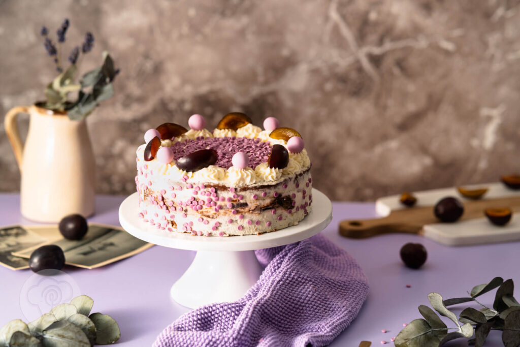 Pflaumen-Marzipan-Torte