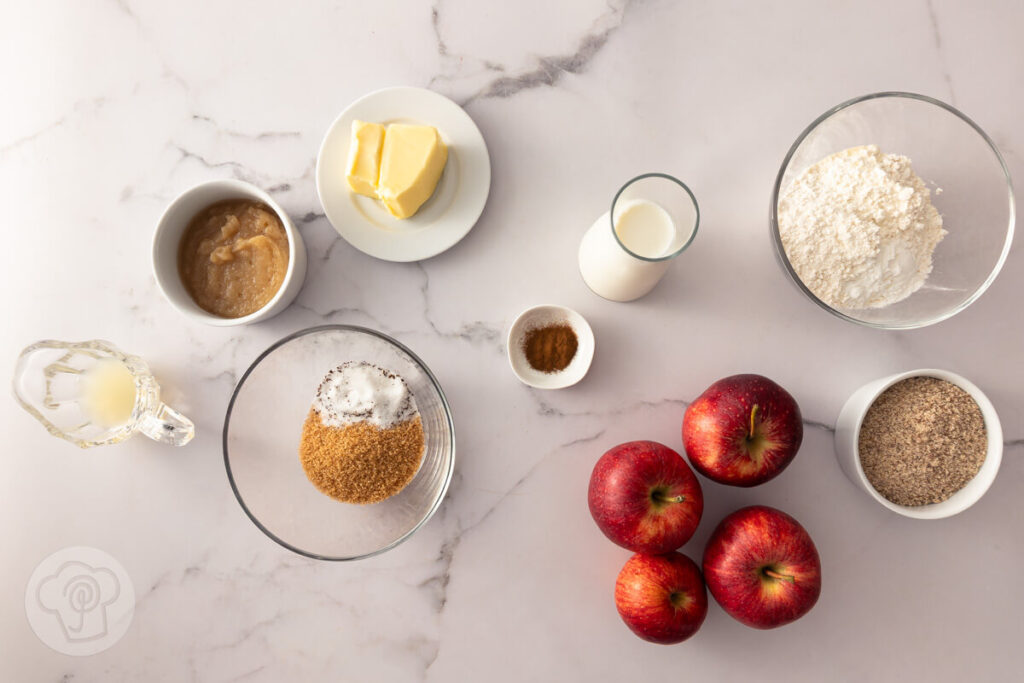 Bratapfel Küchlein 5 Bratapfel Küchlein - Zutaten