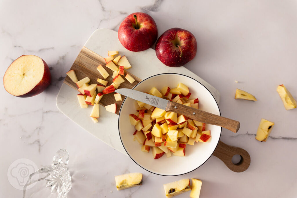 Bratapfel Küchlein 8 Bratapfel Küchlein - Zubereitung